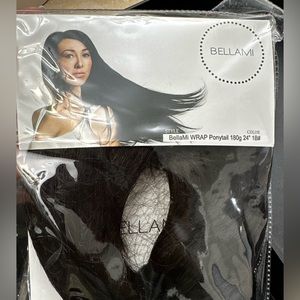 Bellami 24” ponytail.Never used.Gorgeous color.Bellami rates high in extensions
